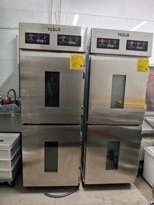 Doppelkabinett-Teig-Dauerbremse Proofer Yasur 36 Behälter Reichweite-in der Art Behälter 4kw 40X60 cm