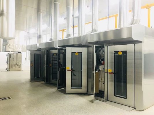 Doppelte gestell-Oven For Bread Cakes And-Pizza Tray Rotary Ovens 18x26 des Gestell-36 Handels