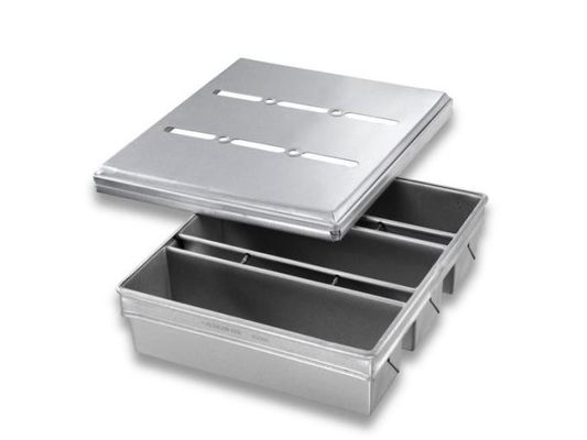 NSF-Handelsaluminiumbackbleche legieren spezielles Bügel-Pullman-Brot Pan