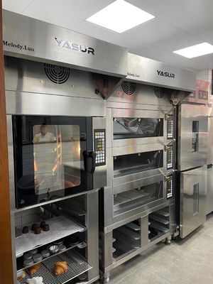 Dänisches Hörnchen-Brot und Backherd 9.5Kw Dampf-Bäckerei-Konvektions-Oven Rotary Oven Five Trayss 40X60cm