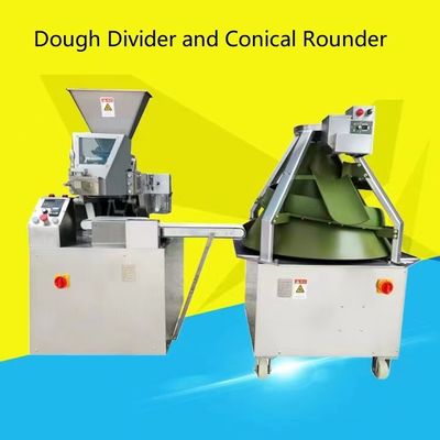 Teig-Teiler-Maschine konischer gewundener des Pizza-Teig-Teiler-rundere teflonüberzogene Brot-4500pcs/H