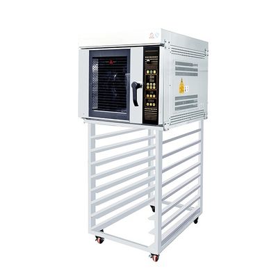 Teer der Plätzchen-Hörnchen-Bäckerei-Konvektions-Oven Hot Air Yasur Table-Top Five-Behälter-40X60cm 9.5Kw Stainlesss