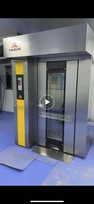 Elektrisches Drehgestell Oven Double Rack Yasur 36 Brot-Kuchen und Pizza der Behälter-18X26“