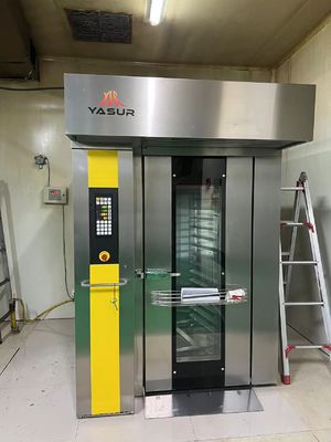 40x60cm Bäckerei-Gestell Oven Diesel Rotary Oven Double beanspruchen 36 Behälter für backende Brot-Kuchen-Pizza stark