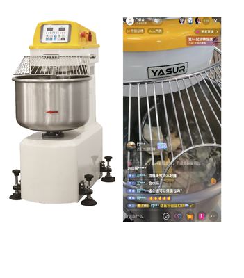 180 Pfund der Spiralen-Knetmaschine-4.5kw Doppelgeschwindigkeits-Spiralen-Teigknetmaschine-Doppelmotor-