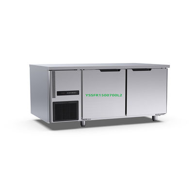 Tischplatte-Tiefkühltruhe 1500×700×800mm Handels2 der Tür-Tabellen-kälteres Hotel-Küchen-360l