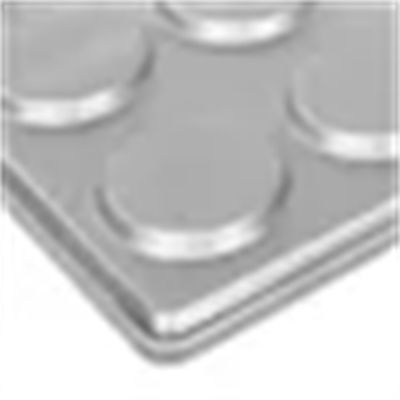 RK Bakeware China 3 Zoll glasierte Stahlhamburger-Brötchen Pan Baking Tray Aluminumized