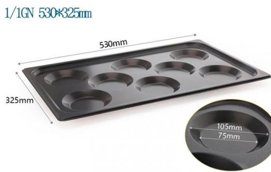Nonstick Aluminiumei-Backblech 530x325mm Lebensmitteldienst Combi Oven Gastronorm GN 1/1