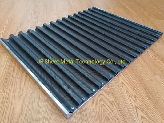 14 französischer Brotkorb Moldes PARA Pan Frances Aluminum Baguette Baking Tray