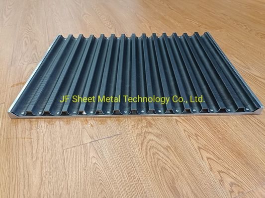 14 französischer Brotkorb Moldes PARA Pan Frances Aluminum Baguette Baking Tray