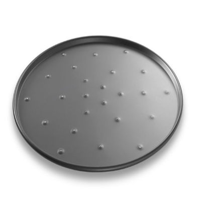 9&quot; perforierter backender AluminiumTray Anodized Round Perforated Pizza Pan