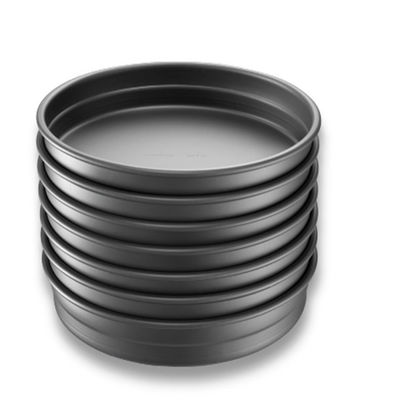 9&quot; perforierter backender AluminiumTray Anodized Round Perforated Pizza Pan
