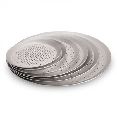Durchlöcherter backender AluminiumTray Round Hard Anodised 16 Zoll durchlöcherte Pizza-Behälter