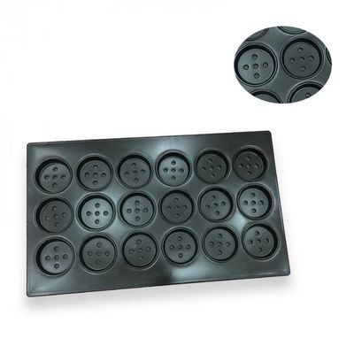 Nonstick runder Aluminiumrollenbehälter des Backblech-1.5mm tiefer geschwankter des Hamburger-Wehs102-10