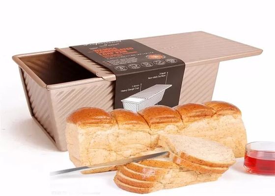 Lebensmitteldienst NSF-Goldnonstick Aluminiumlaib verschiebt gewölbtes Laib Pan Bread Tin