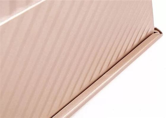Lebensmitteldienst NSF-Goldnonstick Aluminiumlaib verschiebt gewölbtes Laib Pan Bread Tin