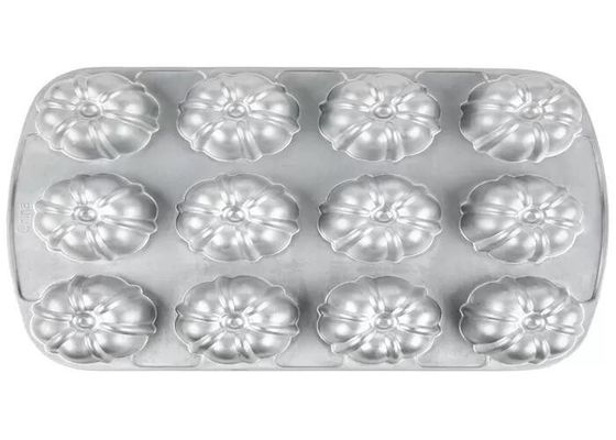 12 Form-nicht Stock-Aluminiummuffin-Pan For Foodservice NSF-Fach Bundtlette-Handelsklasse