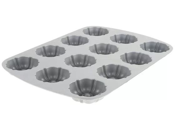 12 Form-nicht Stock-Aluminiummuffin-Pan For Foodservice NSF-Fach Bundtlette-Handelsklasse