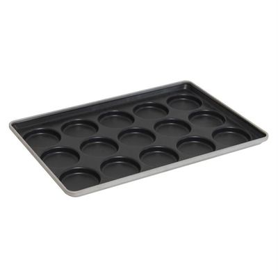 Glasig-glänzendes Aluminiumbackblech NSF 41005 15 Form-Muffin backender SpitzenPan Hamburger Bun